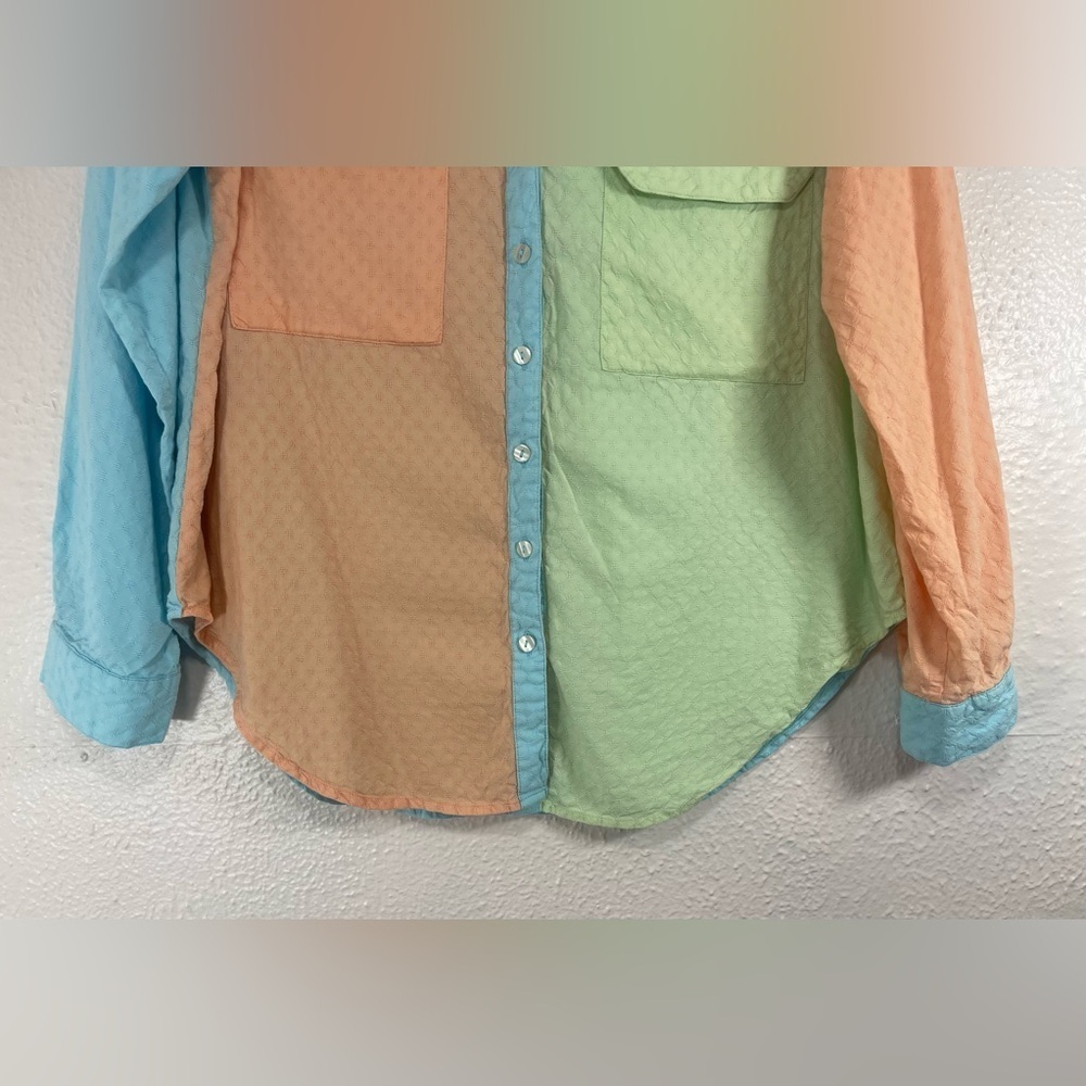 Roller Rabbit Multicolored Collared Long Sleeve B… - image 6